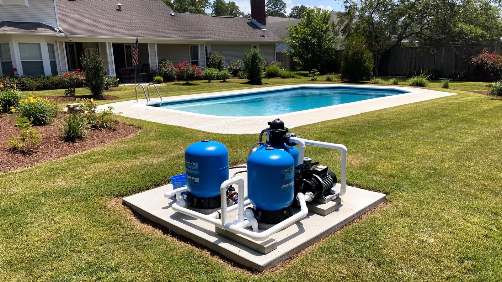 Pool filter and pump maintenance equipment